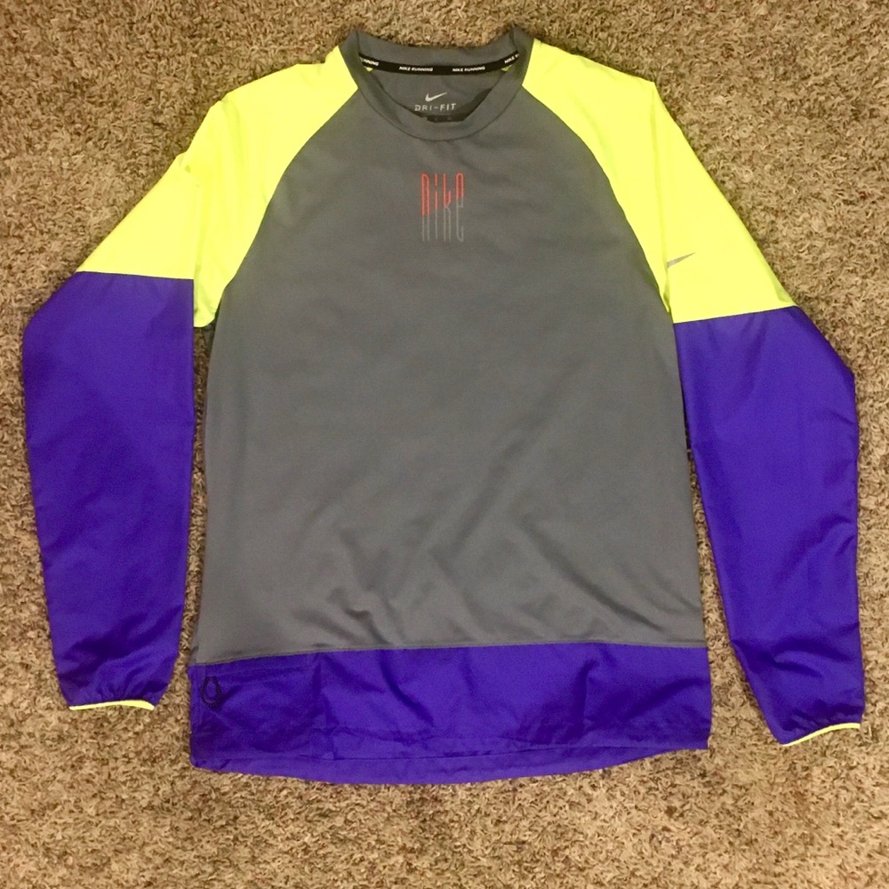 NIKE MENS RUNNING DRIFIT LS T-SHIRT NWOT